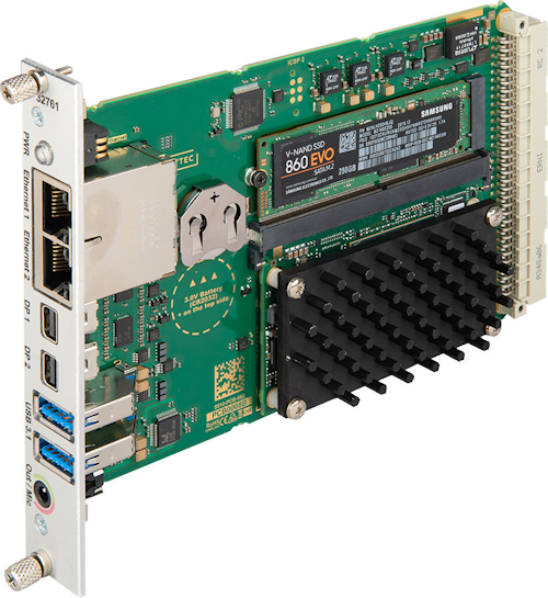 ultraFLEX PC – Industrie Mini PC im Eurocard-Format für Kontrollräume